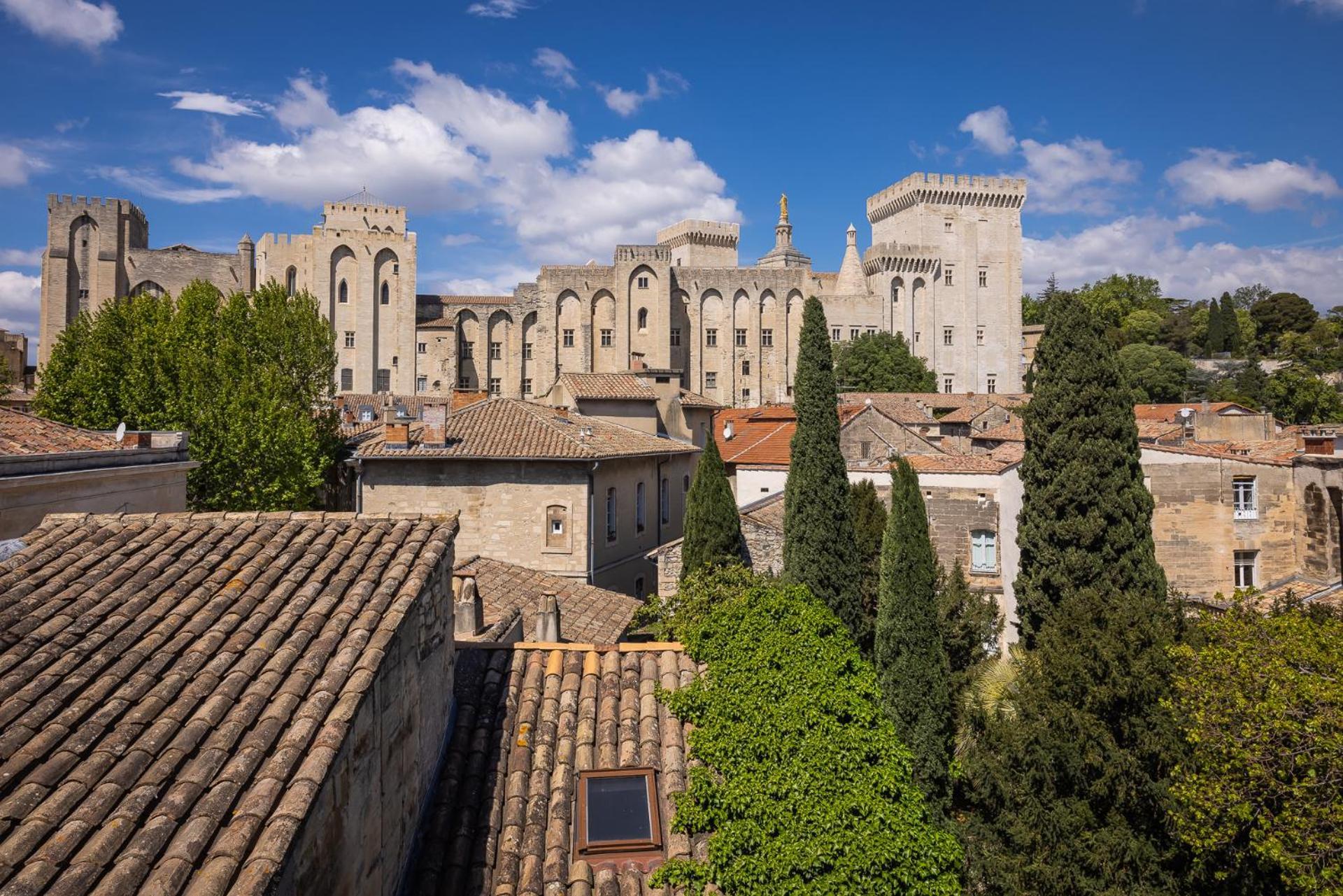 Avignon Intra-Muros, Vue Palais Des Papes Exterior photo